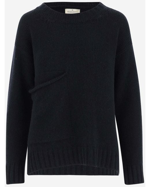 Bruno Manetti Blue Cashmere Sweater