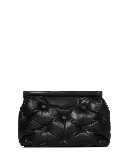 Maison Margiela Black Glam Slam Classique Large Shoulder Bag
