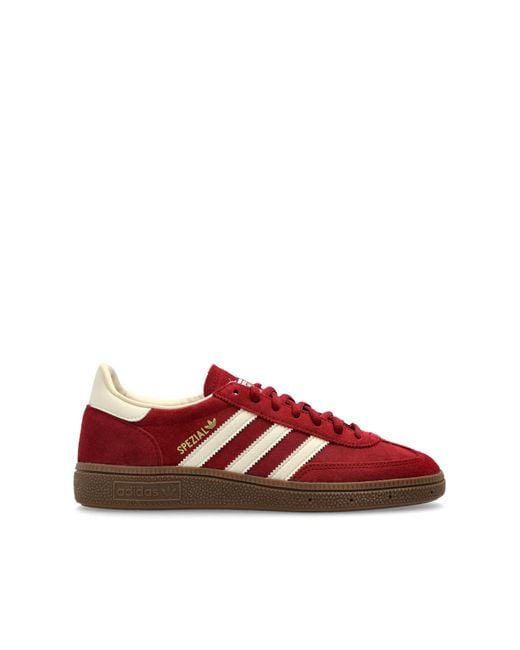 Adidas Originals Red Sports Shoes 'Handball Spezial' for men