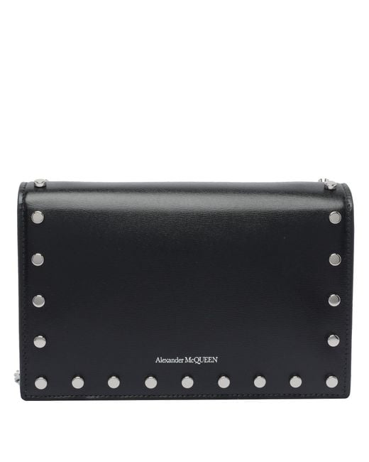 Alexander McQueen Black Small Skull Crossbody Bag