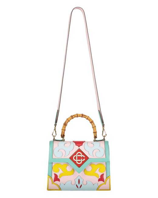 Casablancabrand Multicolor Leather Handbag