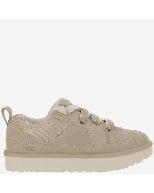 Ugg Natural Sneakers Lo Lowmel Leather Trainers