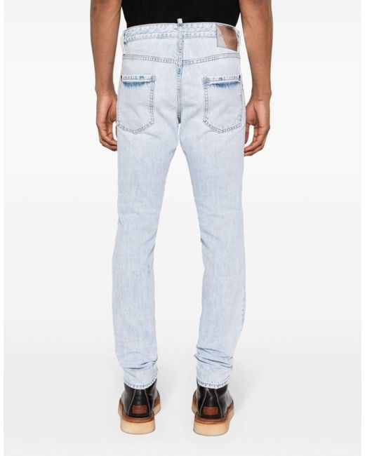 DSquared² White Cool Guy Distressed Jeans Clothing for men