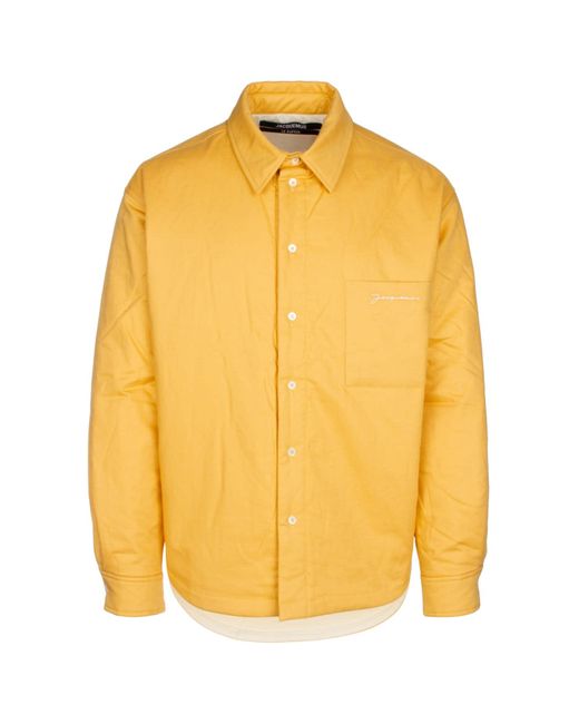 Jacquemus Yellow Camicia for men