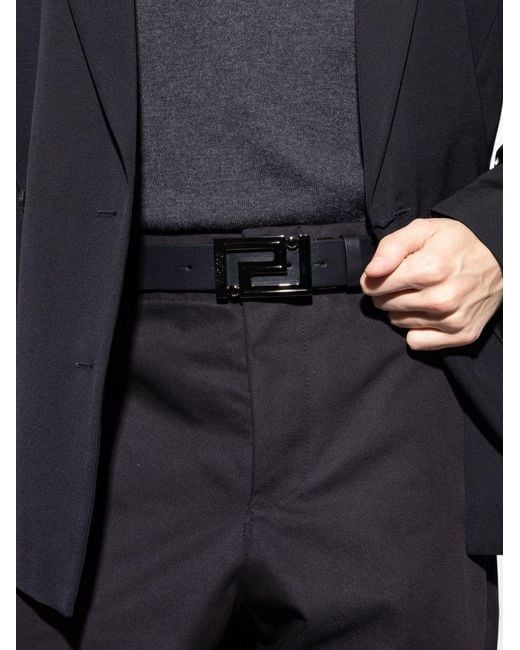 Versace Blue Belts for men