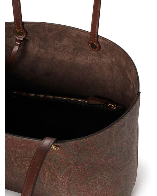 Etro Brown Essential Shoulder Bag