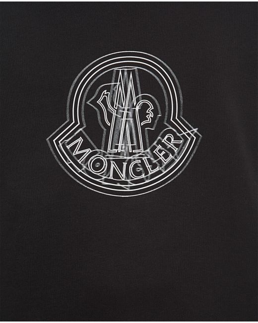 Moncler Black Hoodie Sweater for men