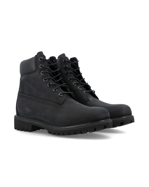 premium 6 inch boot for men in black