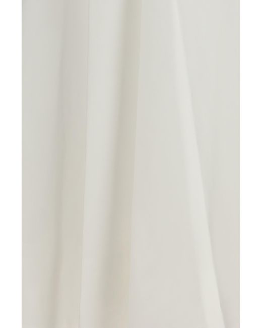 Cruna White Skirt Full-Length Cotton