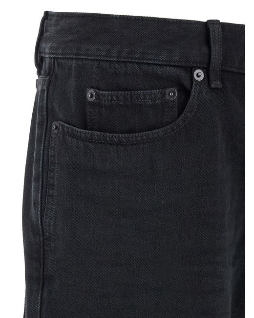 Saint Laurent Blue Slim Jeans With Logo Patch for men