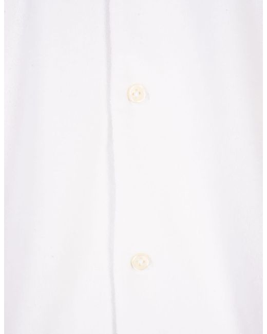 Polo Ralph Lauren White Custom Slim-Fit Shirt for men