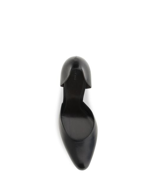 The Row Black Ornella Dorsay Pumps