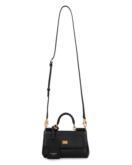 Dolce & Gabbana Black Handbag My Sicily Calf Handbags