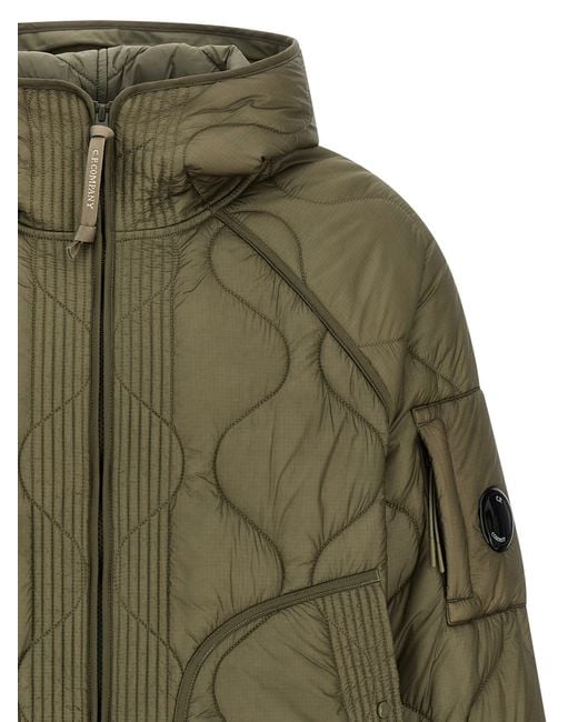 C P Company Green Light Down Jacket for men