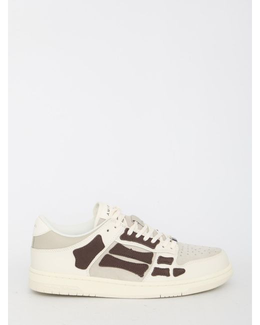 Amiri Natural Skel Top Low Sneakers for men