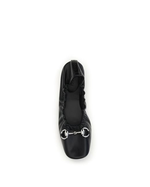Gucci White Prima Ballerinas