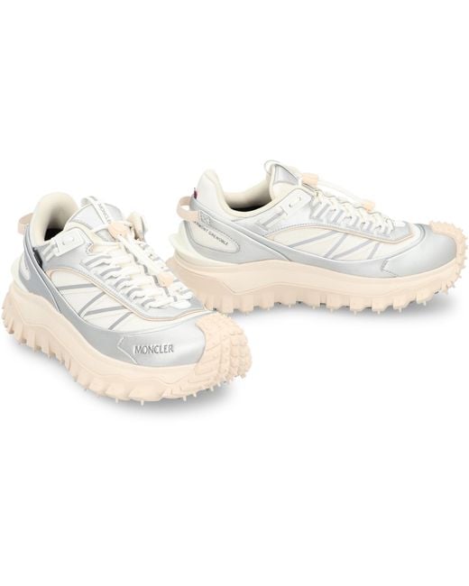 Moncler White Sneakers Trailgrip Gtx Polyamide Trainers