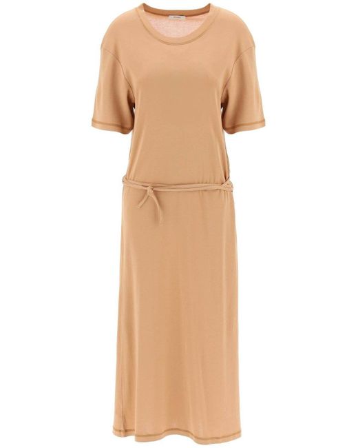 Lemaire Natural Maxi T-Shirt Style Dress