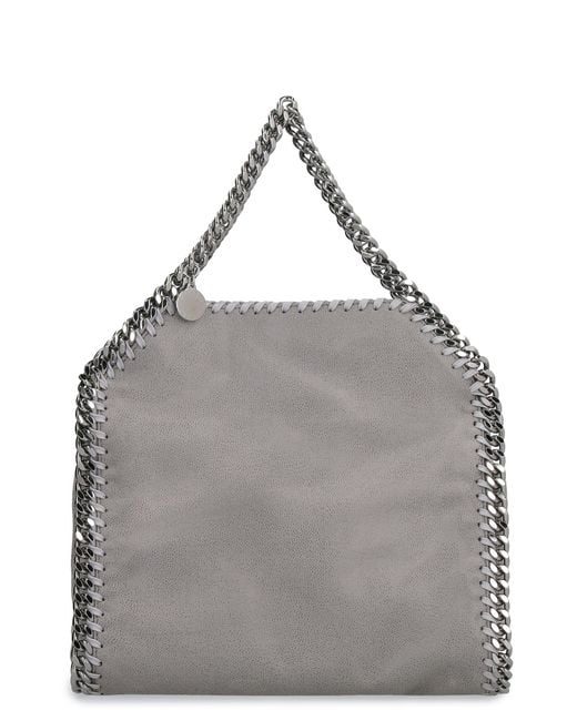Stella McCartney Gray Tote Falabella Mini Polyester Bags