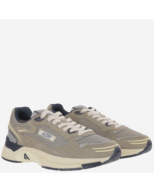 Autry Metallic Sneakers Hyperway Leather Trainers for men