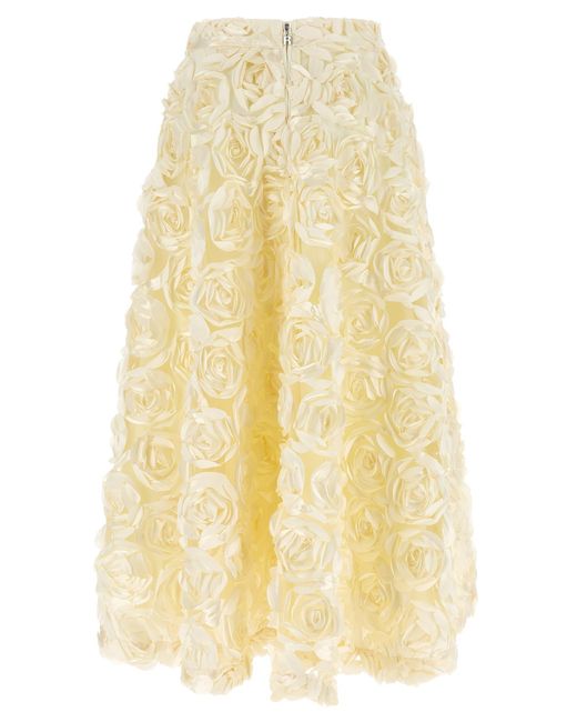 ROTATE BIRGER CHRISTENSEN Yellow 'Maxi Sun' Skirt