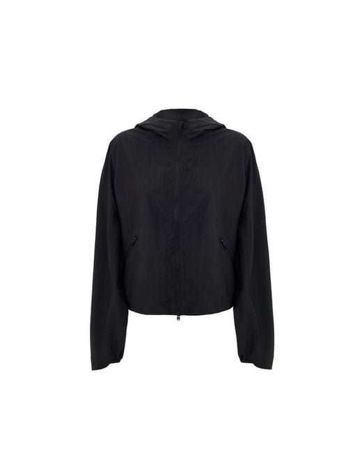 Y-3 Black Polyamide Shell Jacket Clothing
