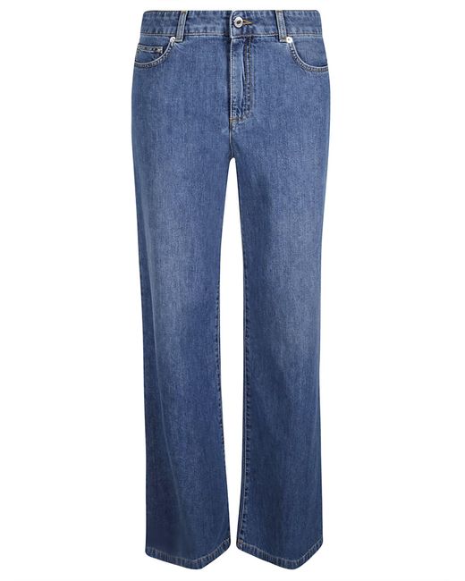 Moschino Blue Flared Leg Jeans