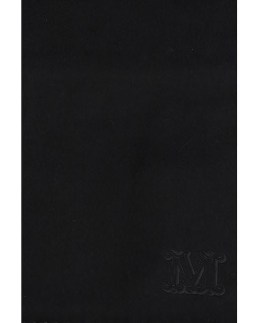 Max Mara Black Dalia Cashmere Scarf Kashmir/Capra Hircus