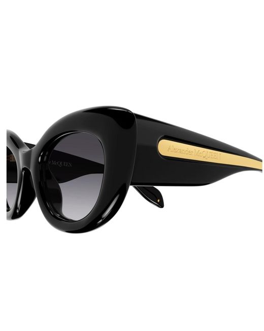 Alexander McQueen Black Am0403S 001 Sunglasses