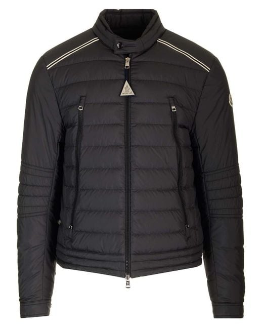Moncler Black Zip-up Padded Jacket for men