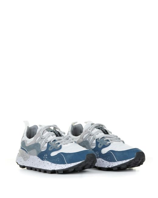 Flower Mountain Blue Yamano Sneakers for men