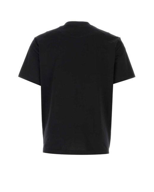 Y-3 Black Cotton T-Shirt for men