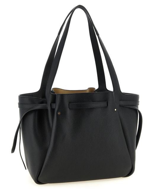 Tory Burch Black Cowhide Tote Bag