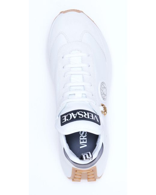 Versace White Triplatform Sneakers
