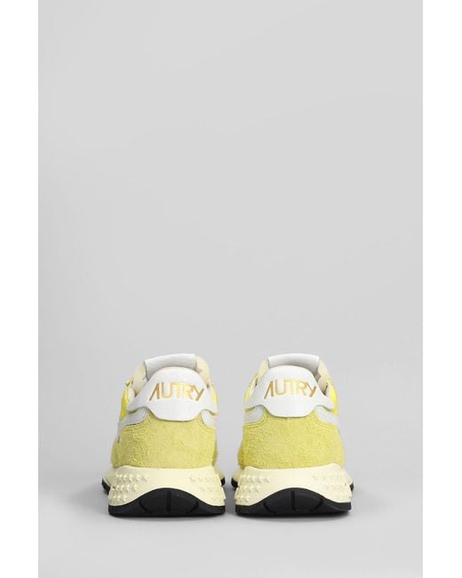 Autry Yellow Reelwind Low Sneakers
