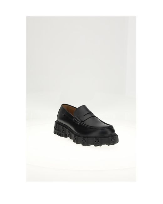 Dior White Loafers Calf Leather for men