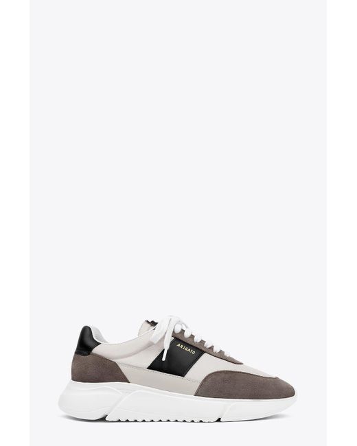 Axel Arigato Genesis Vintage Runner Beige And Grey Low Sneaker ...