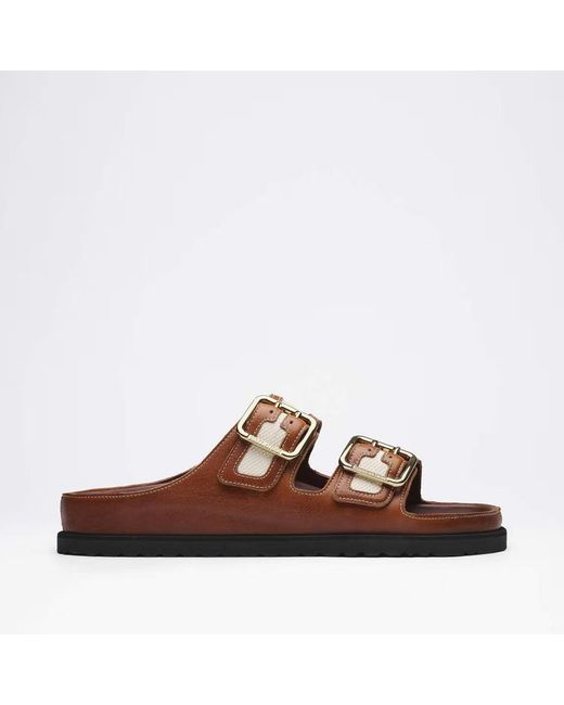 Birkenstock Brown Arizona Bold Canvas 1774 Cinnamon (Regular) Sandal for men