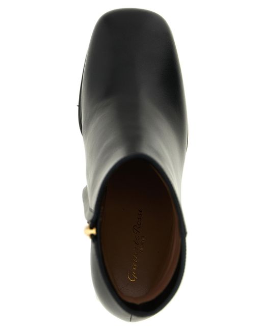 Gianvito Rossi Black Harlem Ankle Boots