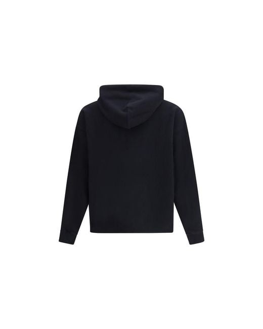 Off-White c/o Virgil Abloh Blue Cotton Hoodie for men