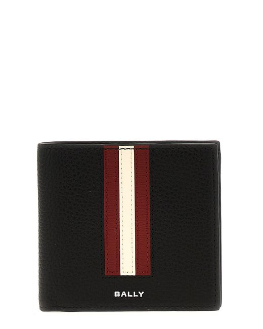 Bally Black Logo Band Wallet for men