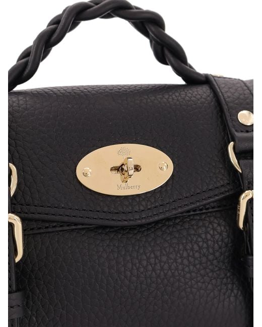 Mulberry Black Alexa Mini Leather Bag