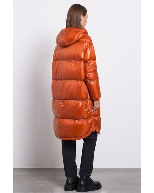 Herno Orange Down Jacket Clothing