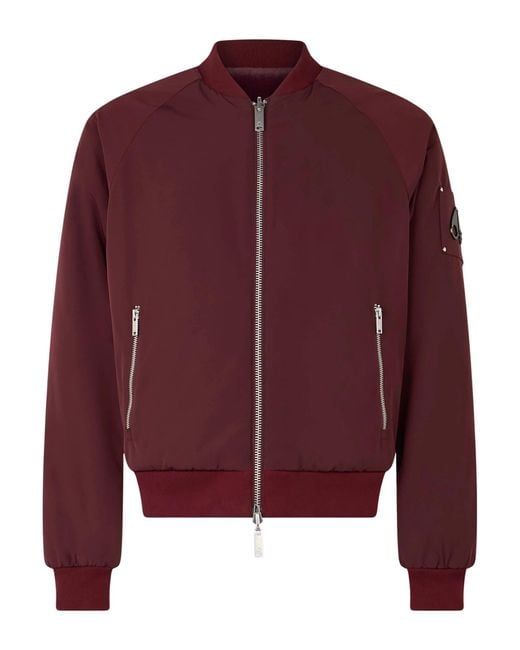 Moose Knuckles Red Bunny Rev Bomber for men