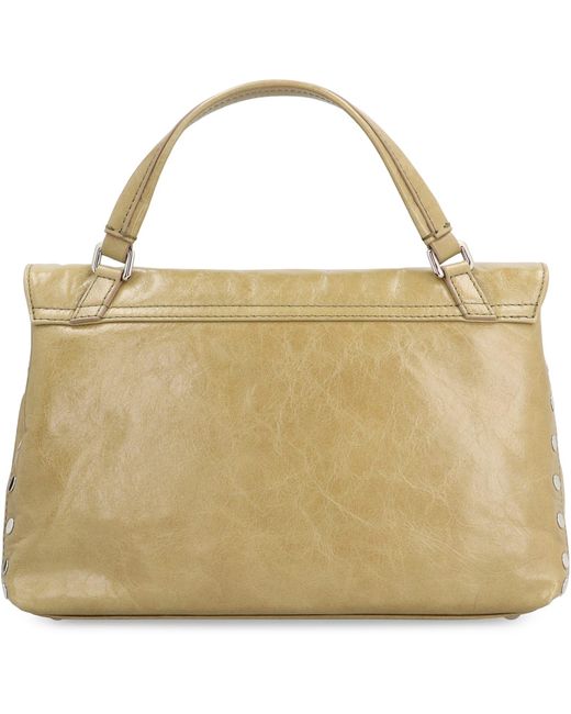 Zanellato Metallic Postina S Leather Handbag