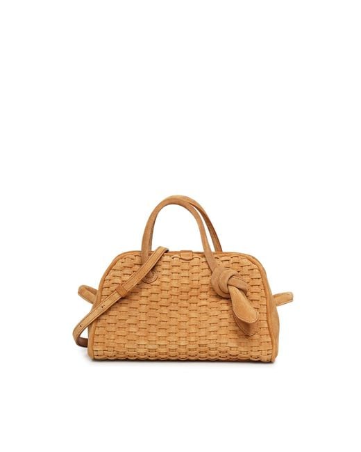 Jacquemus Natural Le Petit Turismo Bag With Logo