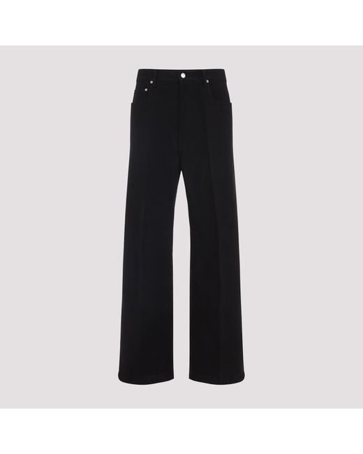 Rick Owens Black Cotton Geth Jeans for men