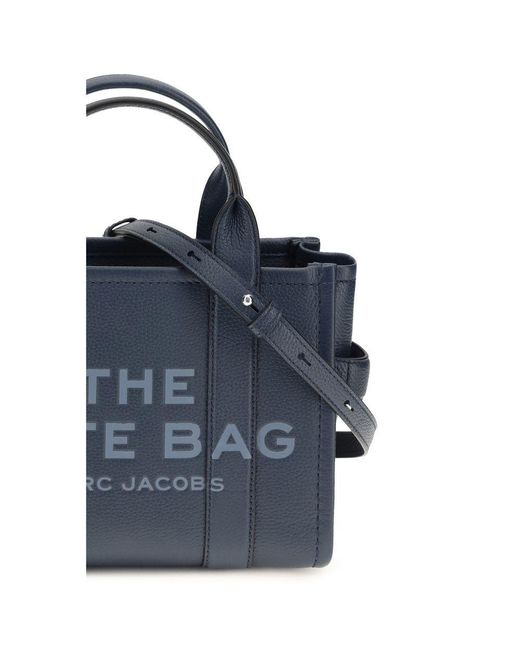 Marc Jacobs Blue Calf Leather Bos Taurus Handbag