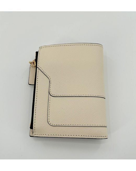 Marni Natural Leather Bifold Wallet