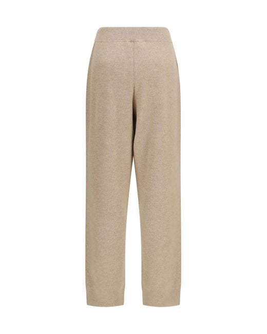 Brunello Cucinelli Natural Cashmere Pants Kashmir/Capra Hircus